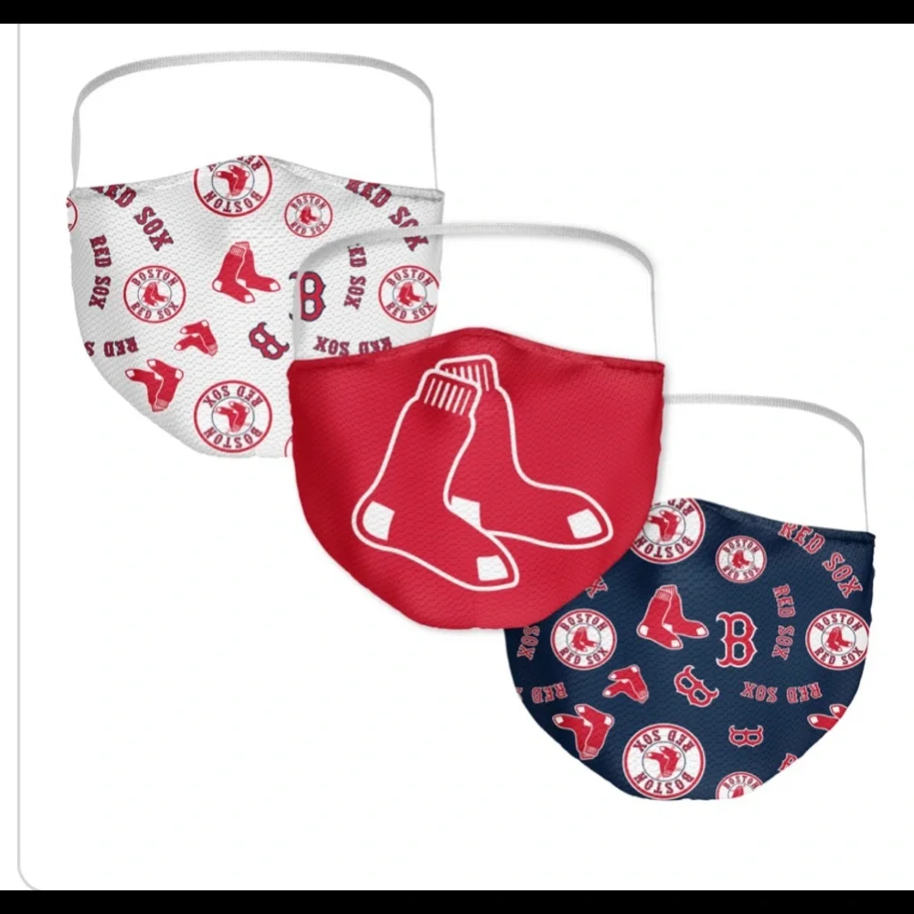 MLB Red Sox face mask bundle